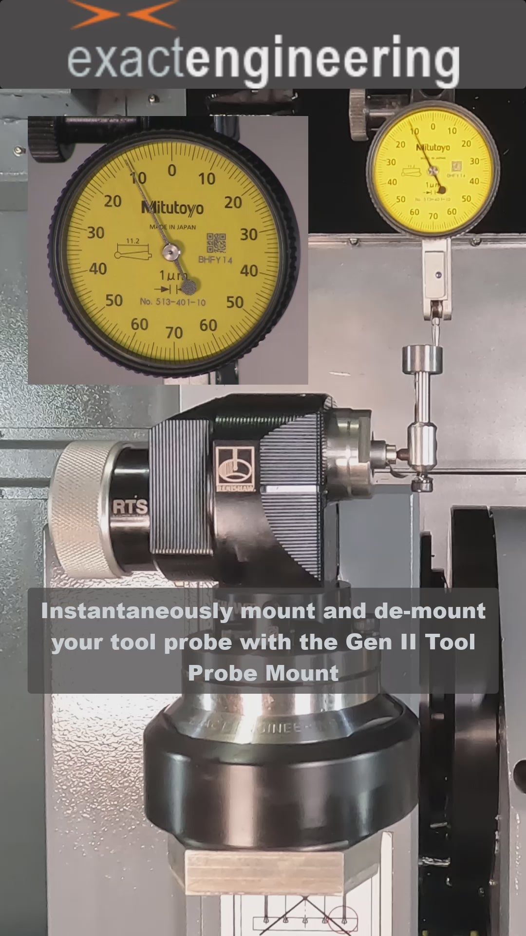 Renishaw OTS/RTS Tool Probe Mounting System | Precision Machined